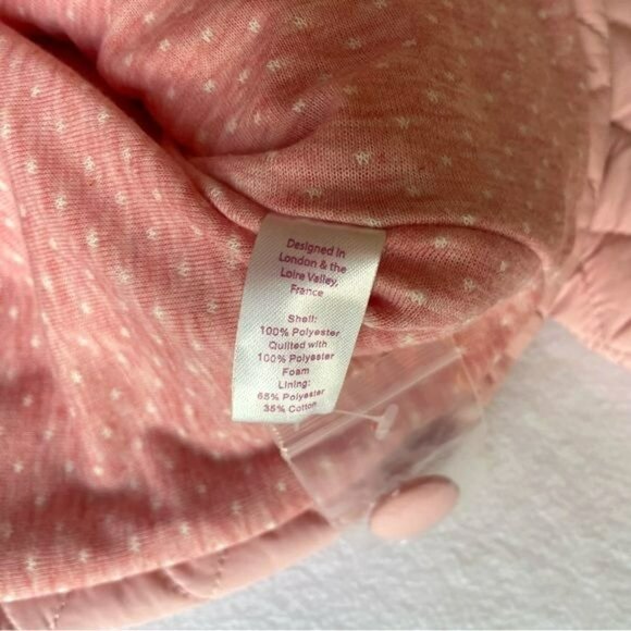 Rachel Riley Baby Hooded Quilted Jacket 6m Button Down Puffer Outerwear - Picture 6 of 7